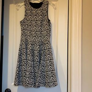 Tibi black & white animal print - tag on